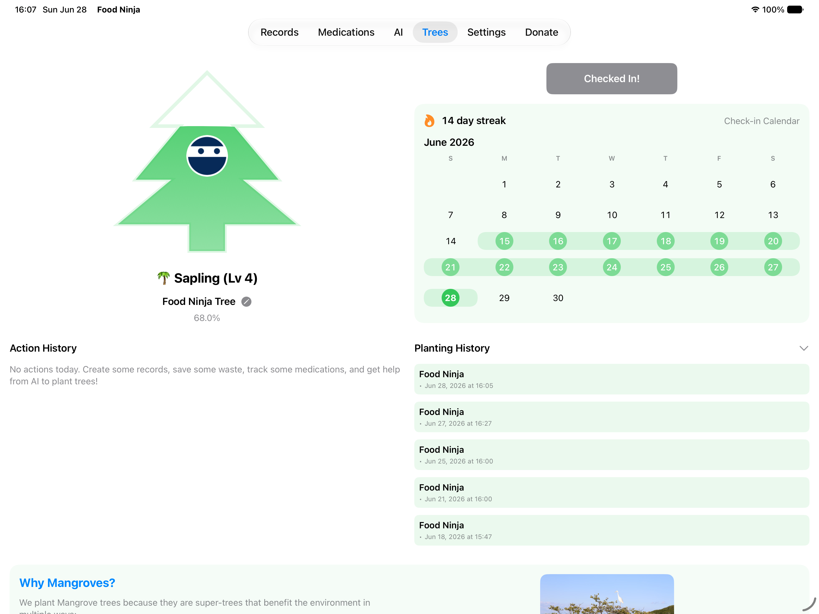Tree Gamification