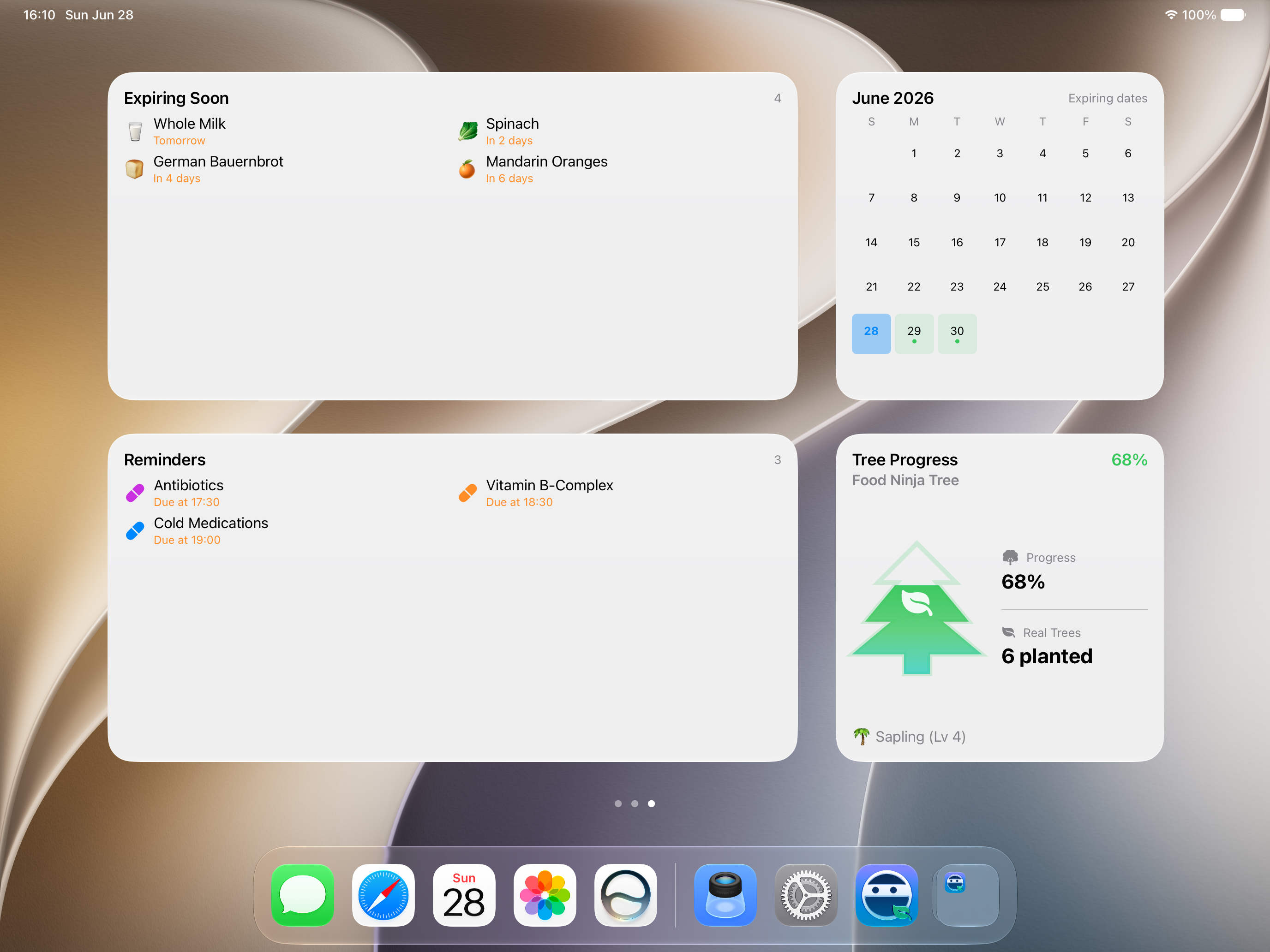 Widgets and notifications illustration