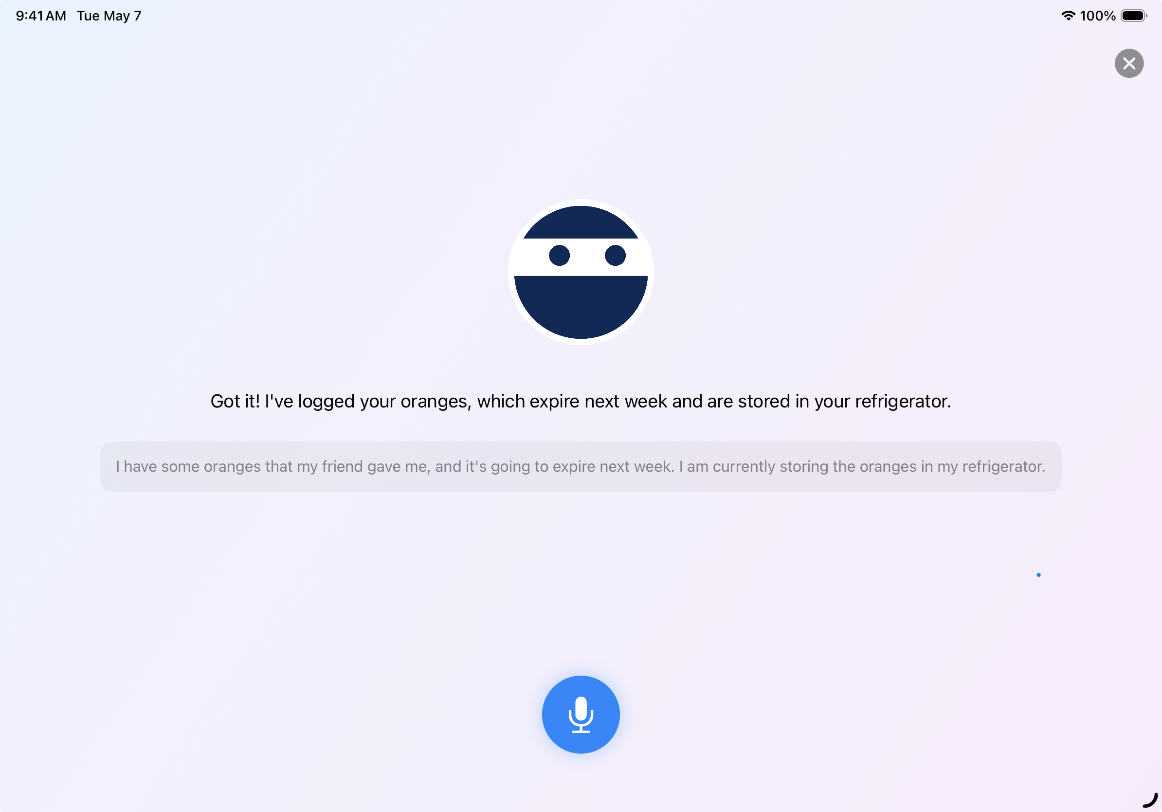 Voice log transcription workflow illustration